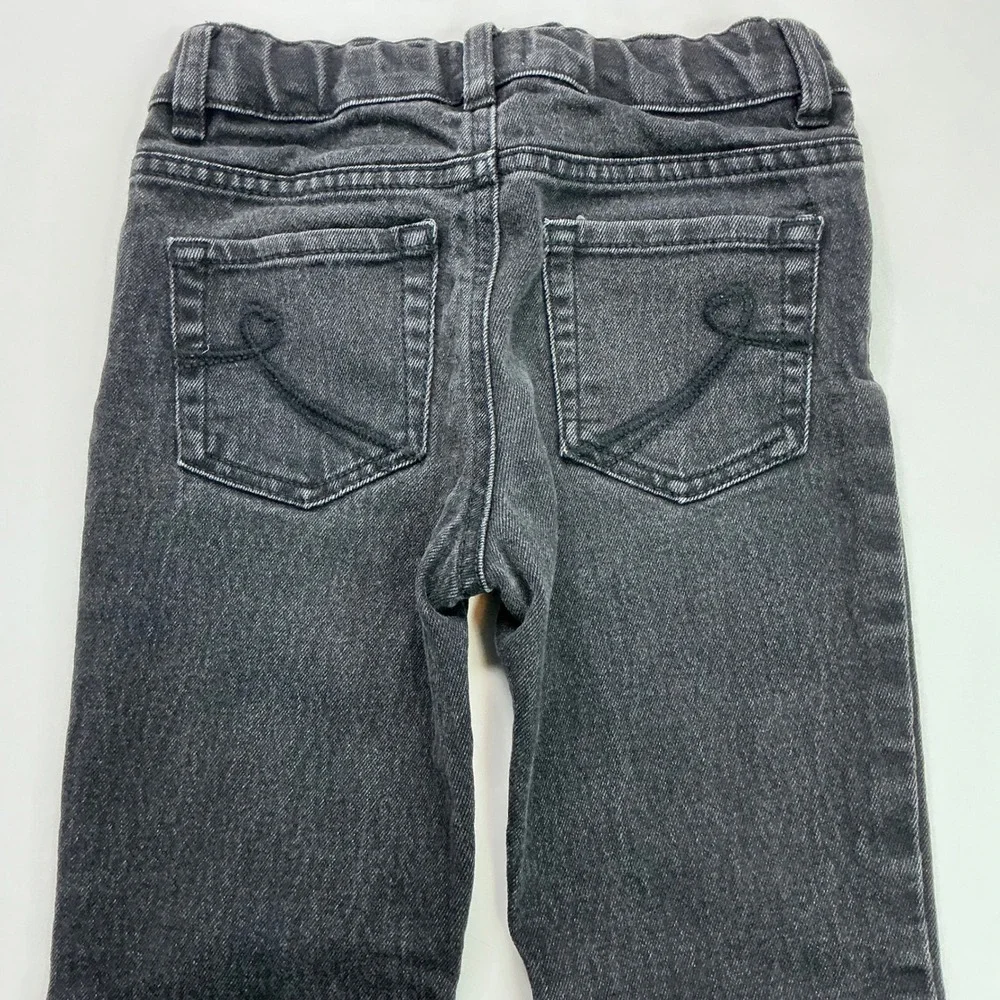The Children's Place Black Skinny Jeans Kids Size 6x/7 Stretch Adjustable Waist